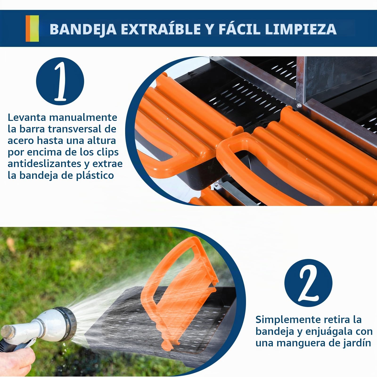 Nido para pollos, nido de metal con base inclinada, agujeros de ventilación, fácil limpieza, cajas de recogida de huevos para gallineros, patos, aves de corral, 6 agujeros con patas