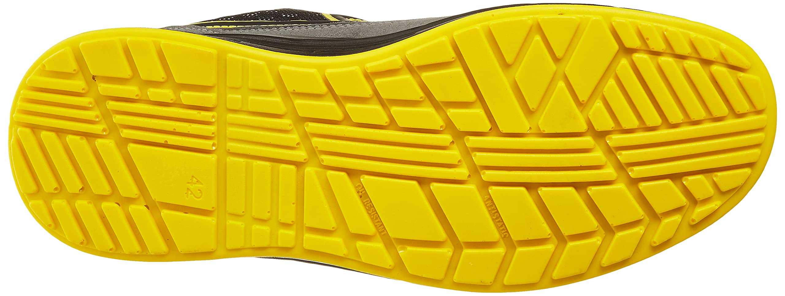 Paredes Deportivo Alonso Plus - S3 Ci HI ESD SRC - Color Gris y Amarillo - Talla 42