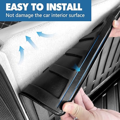 Miniatura 6 de Alfombrillas para Nissan Rogue 2021-2024 2025 2026, alfombrillas para respaldo, forro de carga, para todo tipo de clima, alfombrilla para maletero