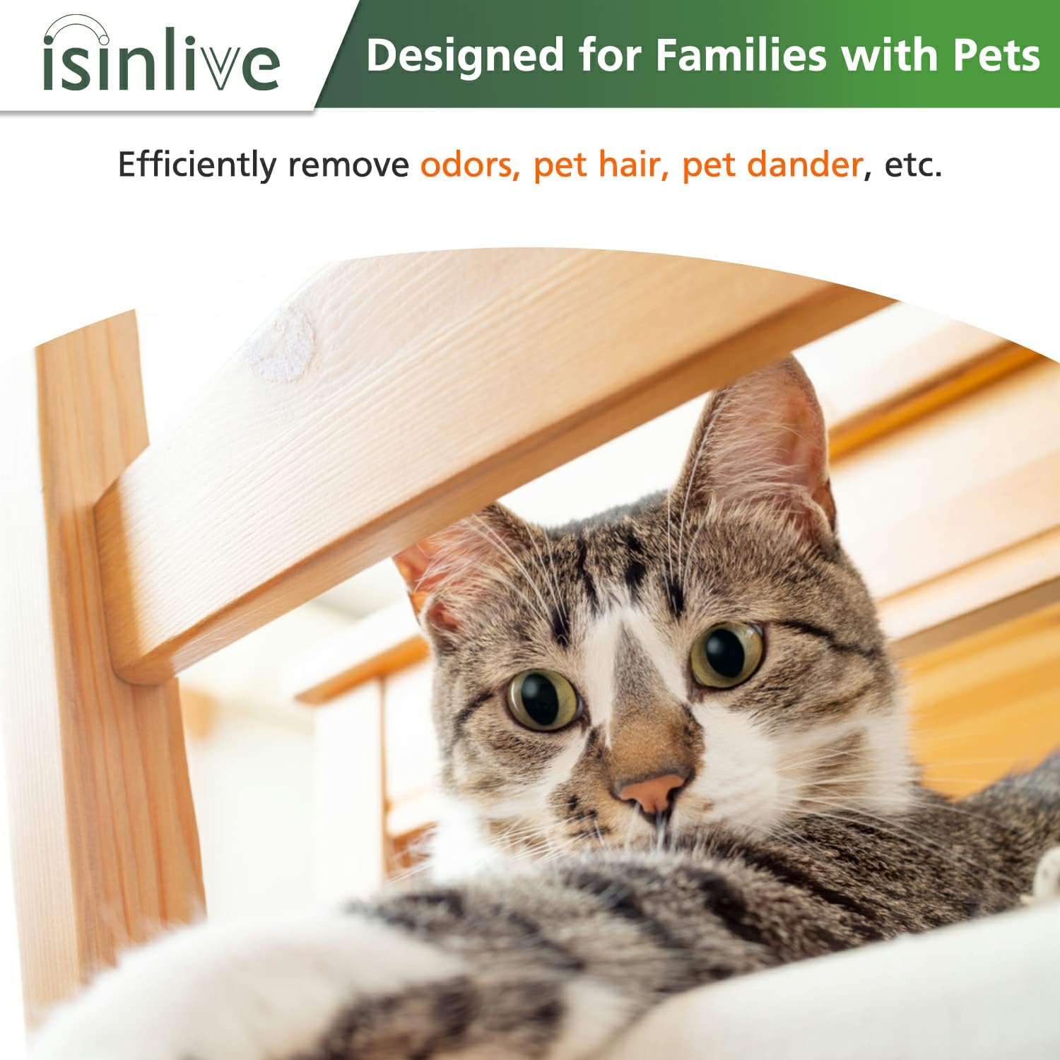 Core P350 Pet Care Replacement Filter for LEVOIT Core P350-P Core 300 Air Purifier for Pet, 3-in-1 HEPA + Activated Carbon Filter Replacement for Pet Dander, Odors, Part # Core P350-RF, 2 Pack - Image 9