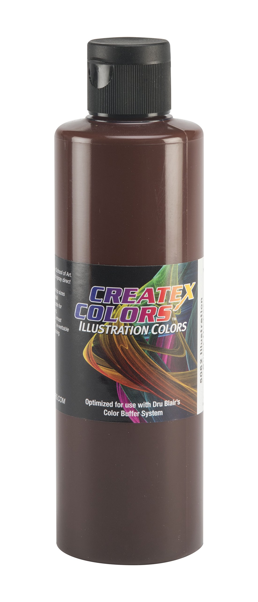Createx Colors Paint for Airbrush, 8 oz, Illustration Burnt Umber