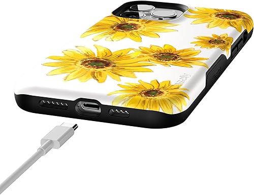 Miniatura 8 de Casely Funda para iPhone 13 Pro Max compatible con MagSafe  Funda de girasoles amarillo brillante  Compatible solo con iPhone 13 Pro Max