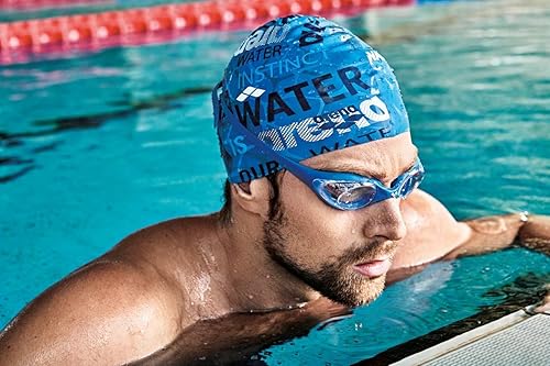 Miniatura 3 de Arena Gorro de natación unisex de silicona suave para mujeres y hombres, entrenamiento intensivo, cómodo, antideslizante, largo, sombrero de natación