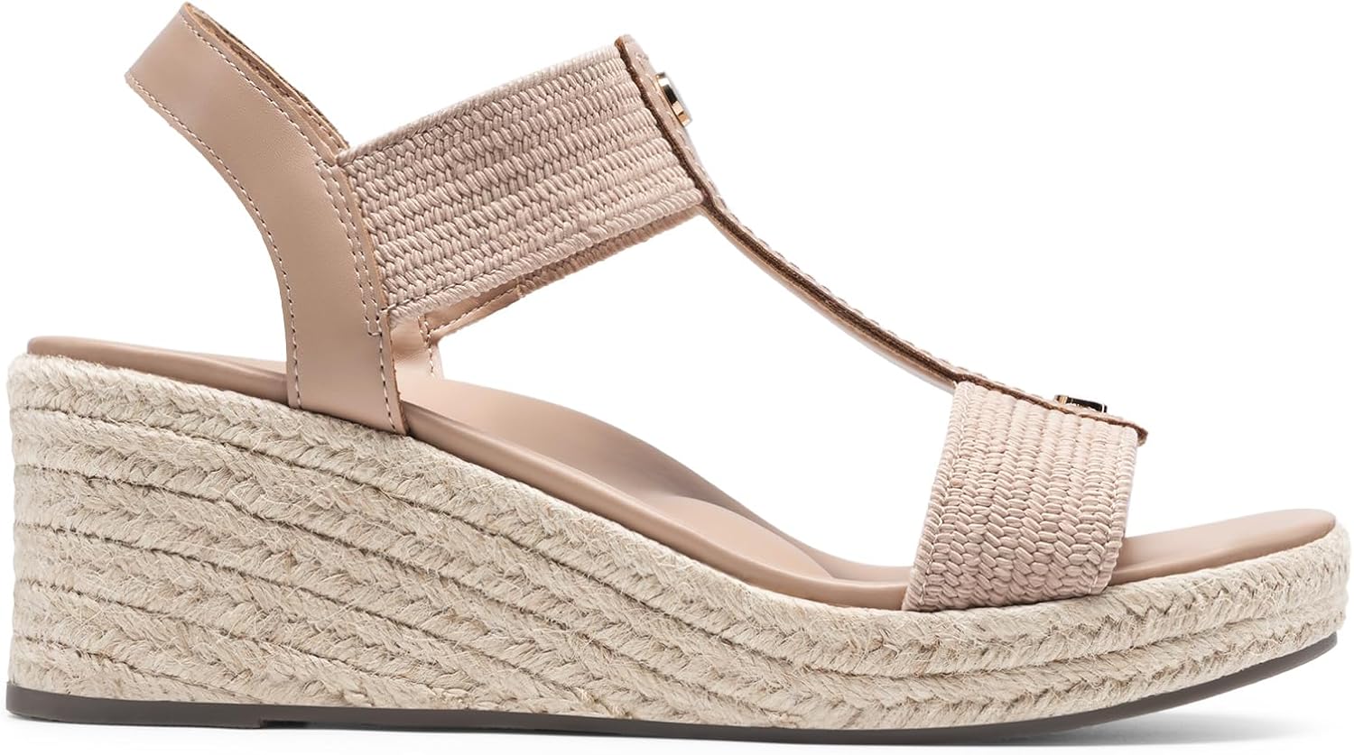 DREAM PAIRS Women's Wedge Sandals Open Toe Espadrilles Sandals Comfortable Dress Casual T-strap Platform Wedges with Arch Support for Walking Beach Summer Shoes - Image 4