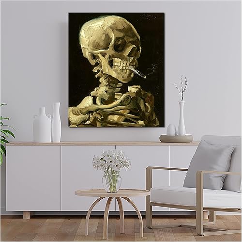 Miniatura 986 de A&T ARTWORK The Starry Night de Vincent Van Gogh. Tamaño del marco: 36 x 30 pulgadas, tamaño de la imagen: 30 x 24 pulgadas, reproducciones clásicas