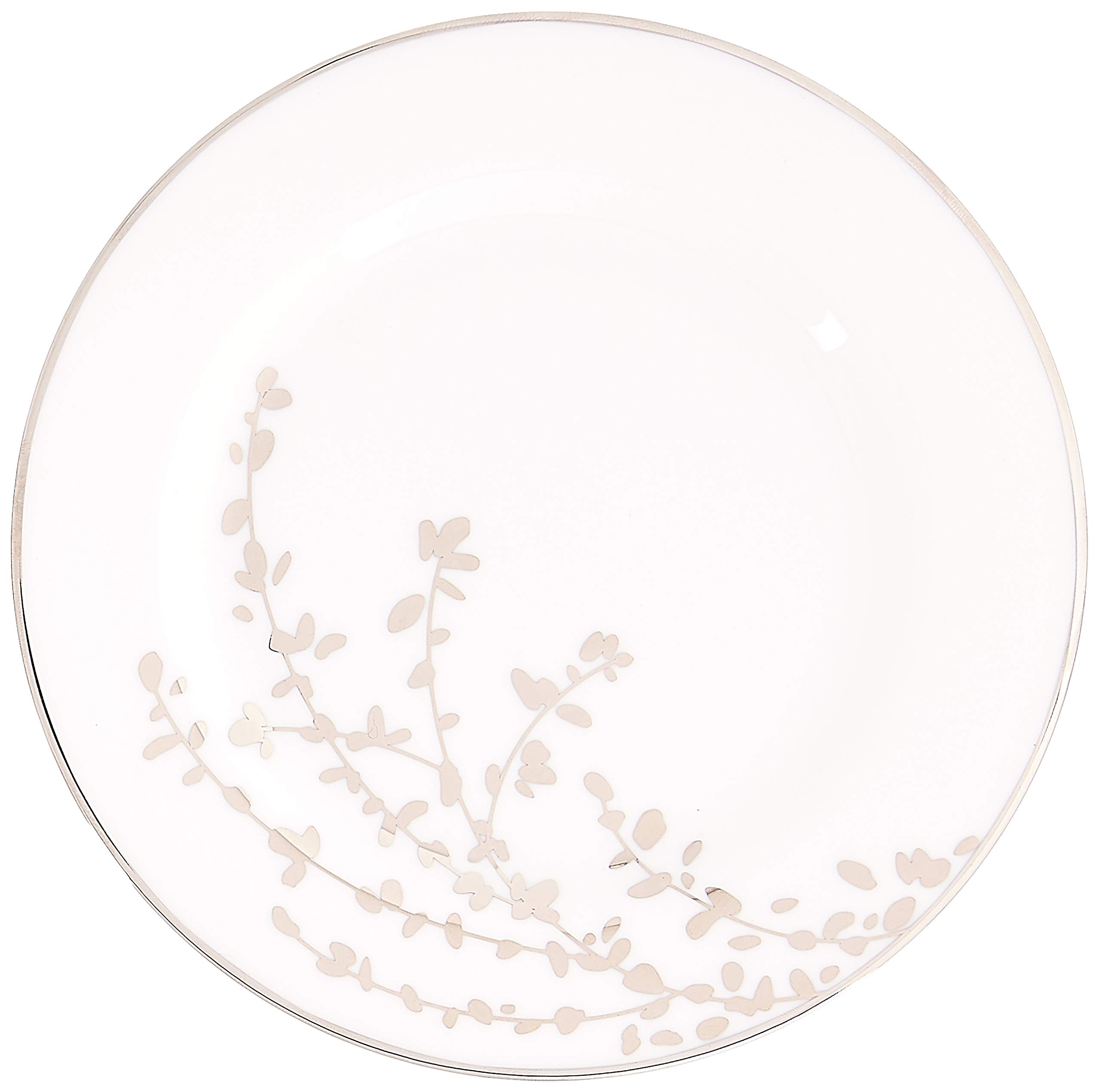 Kate Spade New York Gardner Street Platinum Bread Plate, 0.40 LB