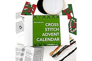 PUCHEN Cross Stitch Advent Embroidery Calendar