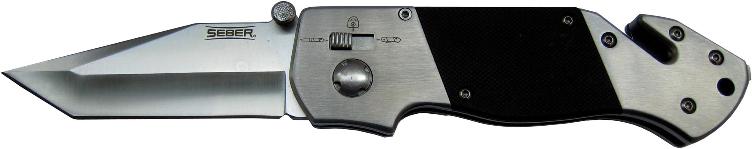 Seber RK1500CP Tanto Satin Ratcheting Knife