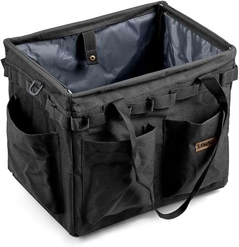 Miniatura 4 de Lixada Bolsa de almacenamiento para camping, bolsa plegable para herramientas, organizador de herramientas plegable, bolsa táctica para asar a la