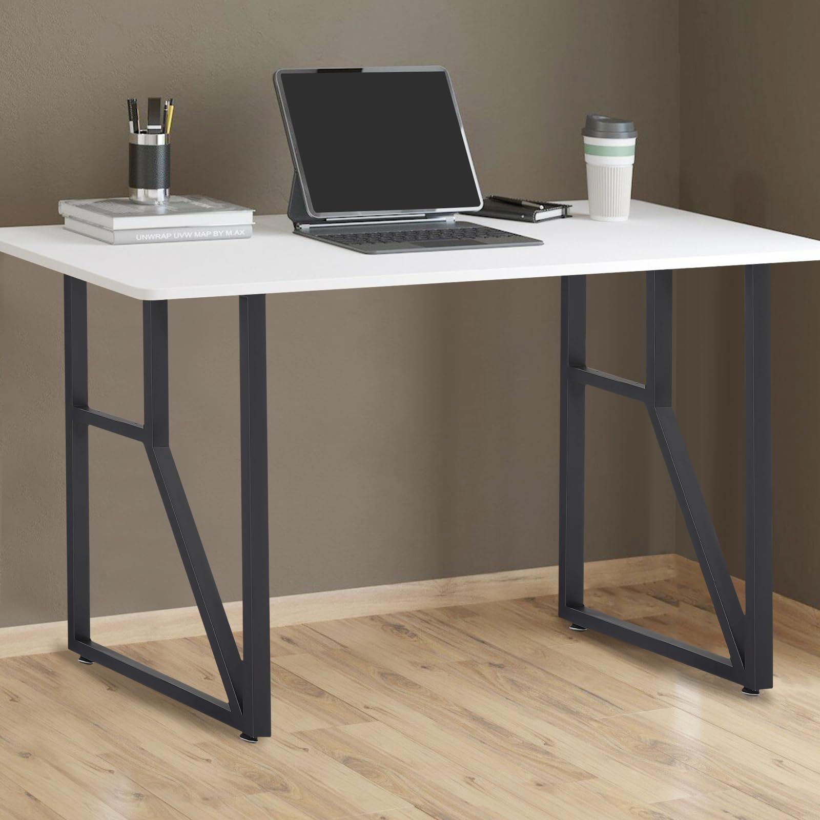 Juego de 2 patas de metal para muebles, color negro, capacidad de carga de 200 kg, 50 x 71 cm, para mesa de café, mesa de comedor, escritorio, muebles, patas de placa de altura regulable con