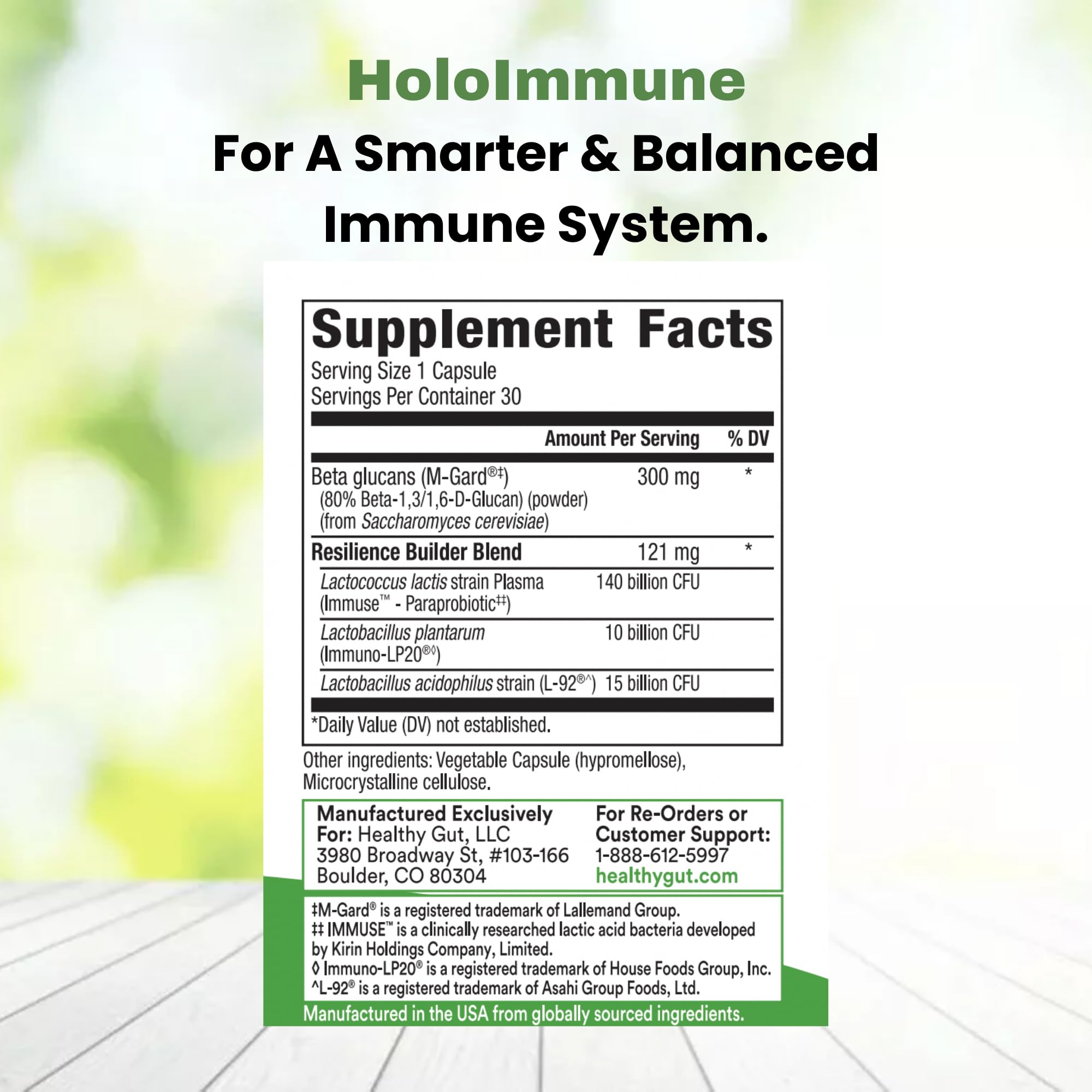 Healthy Gut HoloImmune | Immuse Paraprobiotic Immune Support | 30 Servings — Amazon image 2