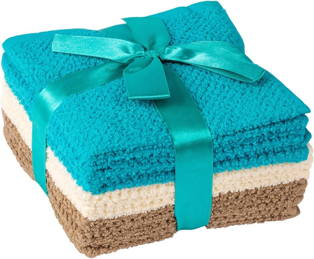 Popcorn Weave Wash Cloth