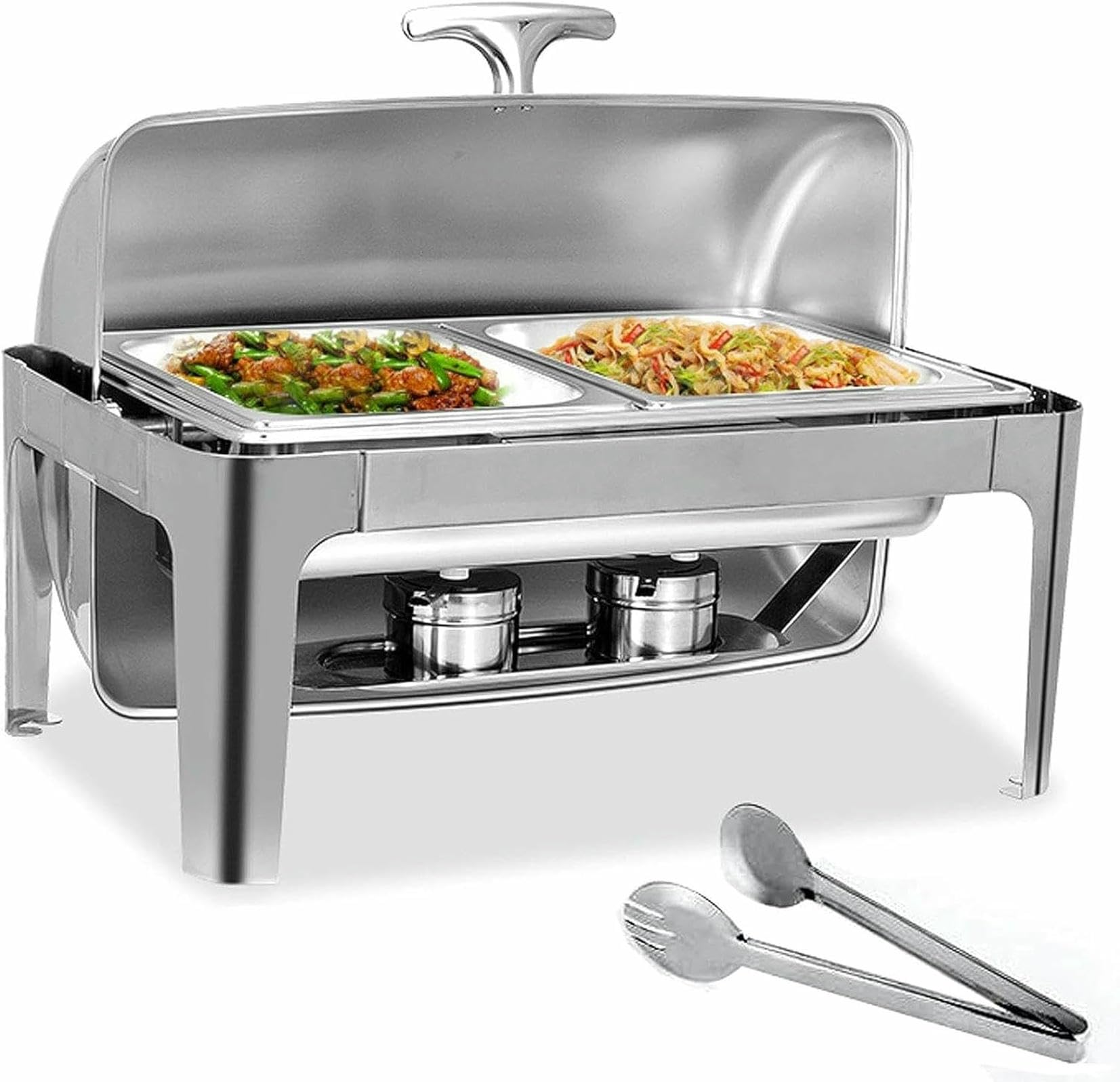 Chafing dish 9L rectangulaire pour réussir vos grands buffets de famille