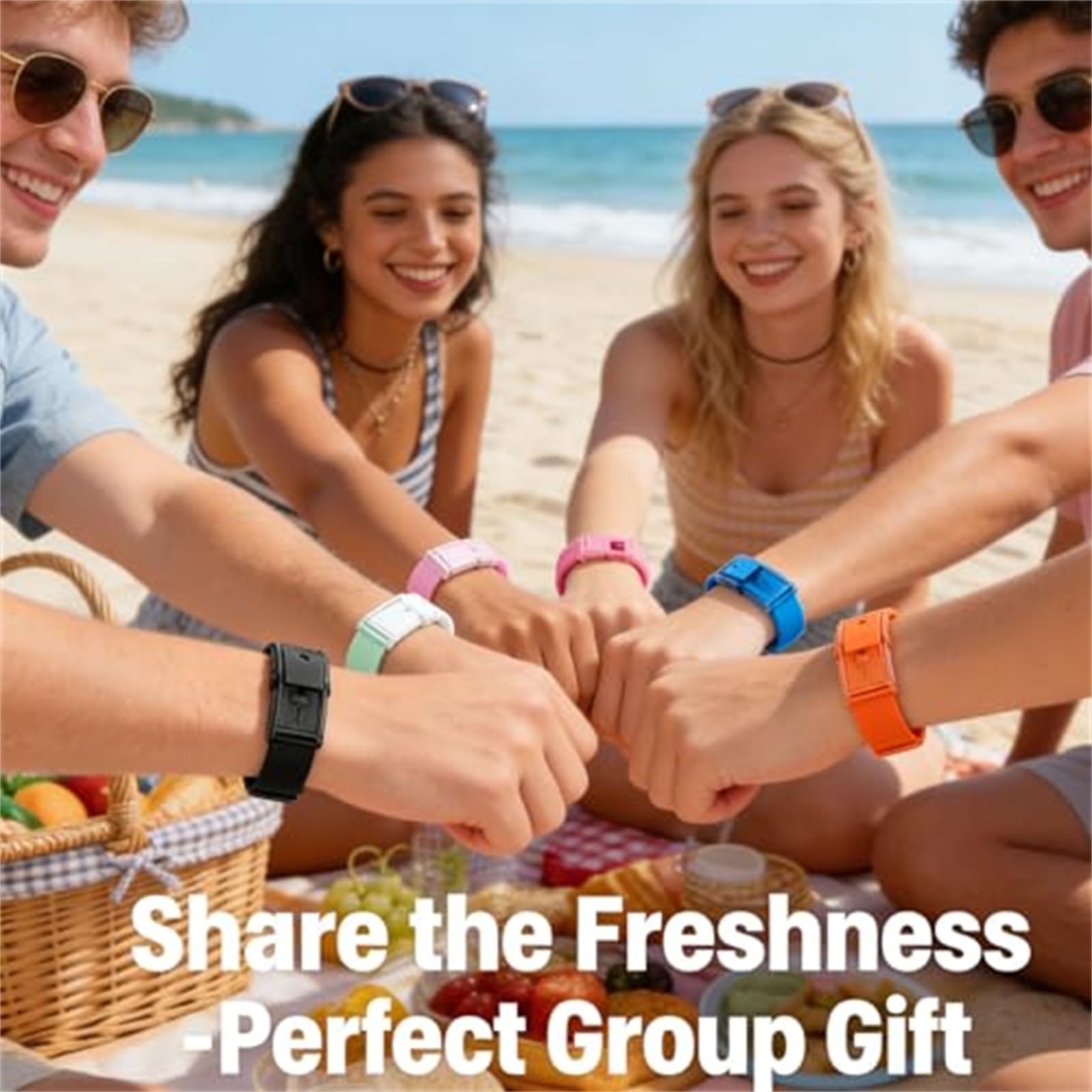 Genérico Pulsera atomizadora de fragancia, pulsera ajustable con difusor de aceites esenciales y perfumes recargables, reutilizable, adecuada para la vida cotidiana fuera del hogar