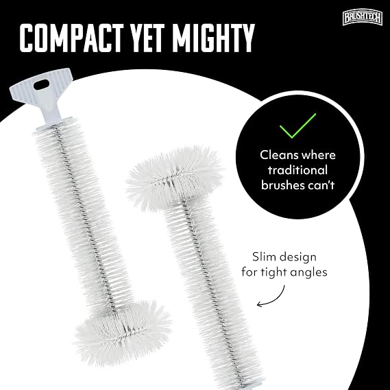 BRUSHTECH Kitchen Waste Food Disposal Brush White