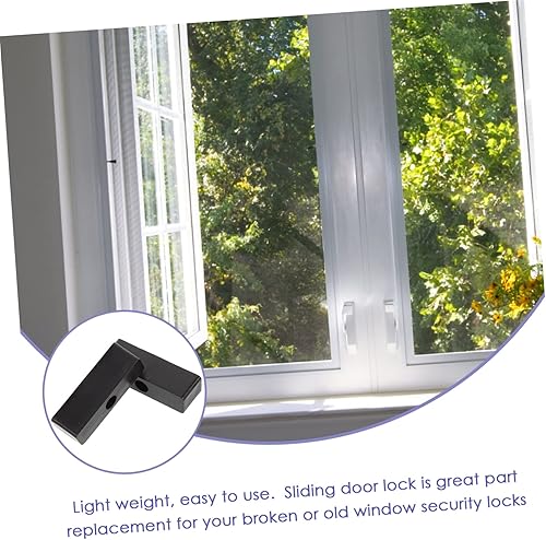 Miniatura 4 de DOITOOL 10 Uds. Tope de ventana vertical para ventana, cerradura de puerta, cerraduras de seguridad, barra de seguridad para patio, barra de