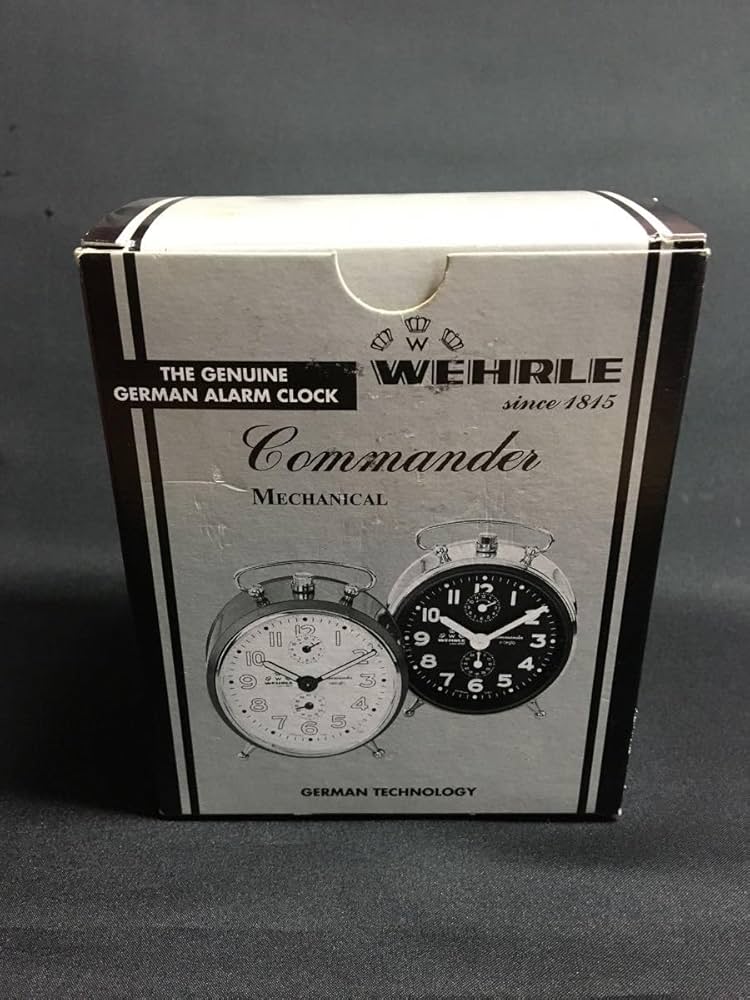 Amazon.co.jp: WEHRLE Commander ウェラ社 目覚まし 時計 アラーム