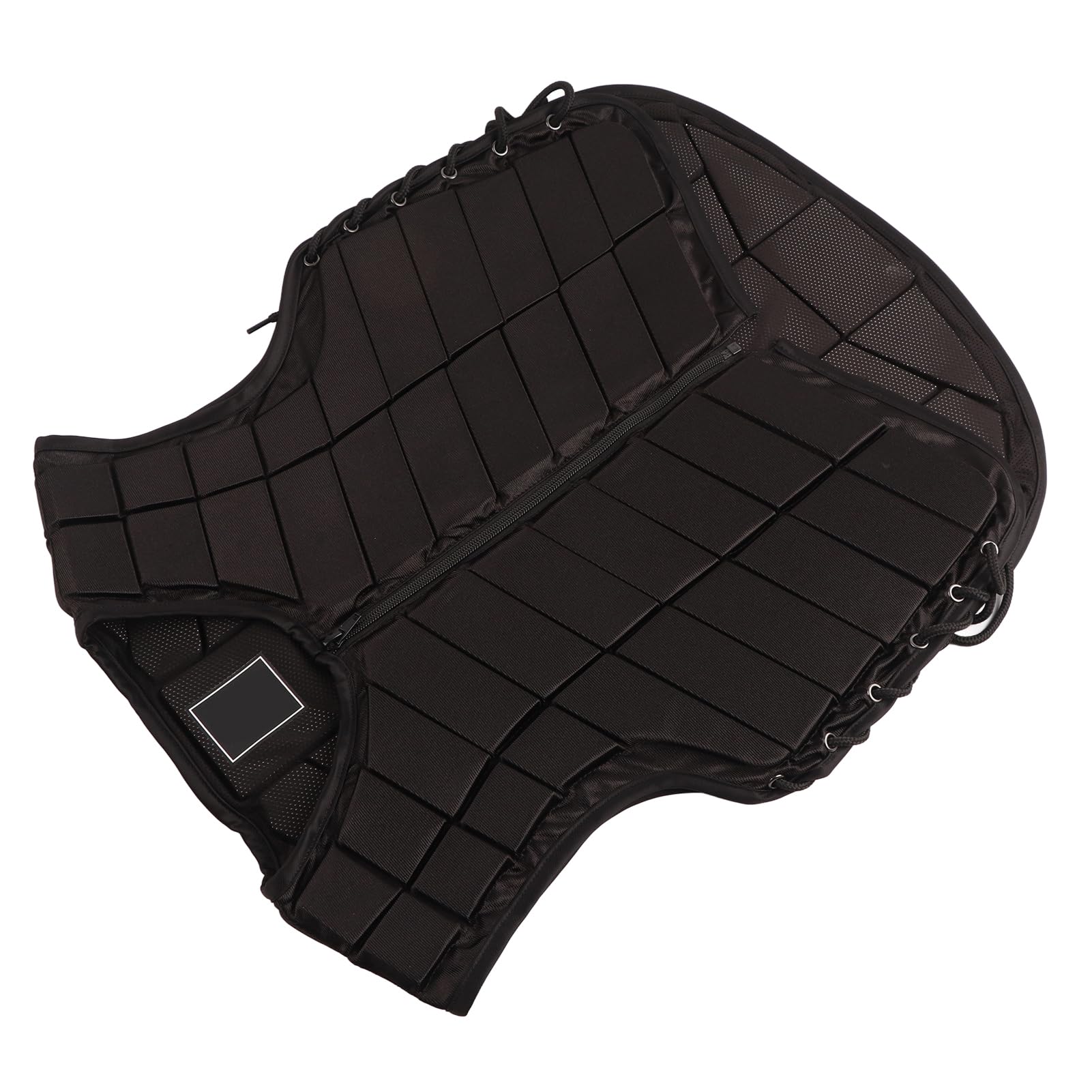 Chaleco Ecuestre Armadura Protectora para Montar a Caballo Adultos Equipo de Seguridad con absorción de Impactos Chaleco para Montar de Espuma de Nailon Negro para Deportes