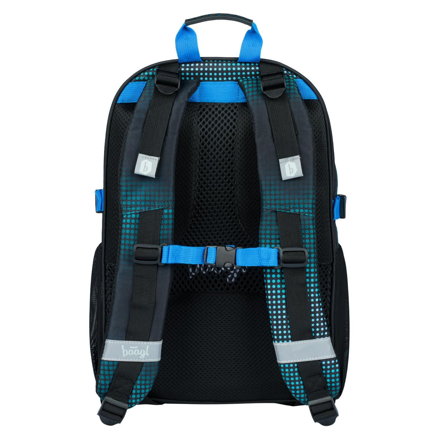 Baagl Juego de Mochilas Escolares de 3 Piezas, Mochila Escolar a partir de 3ª Clase con Correa para el Pecho, Mochila Ergonómica, Fútbol
