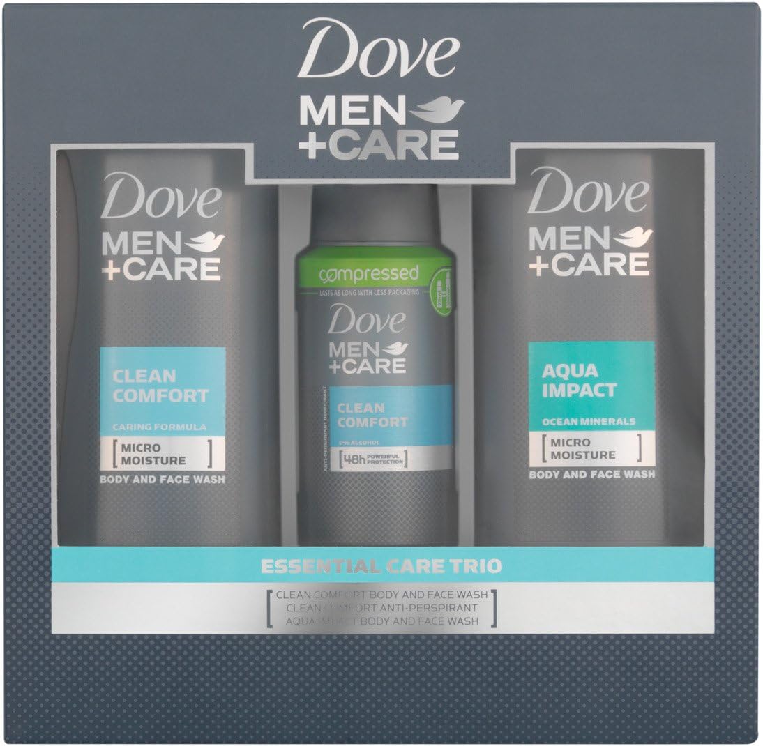 Dove Men+ Care Essential Care Trio Gift Pack1 box Amazon.co.uk Beauty