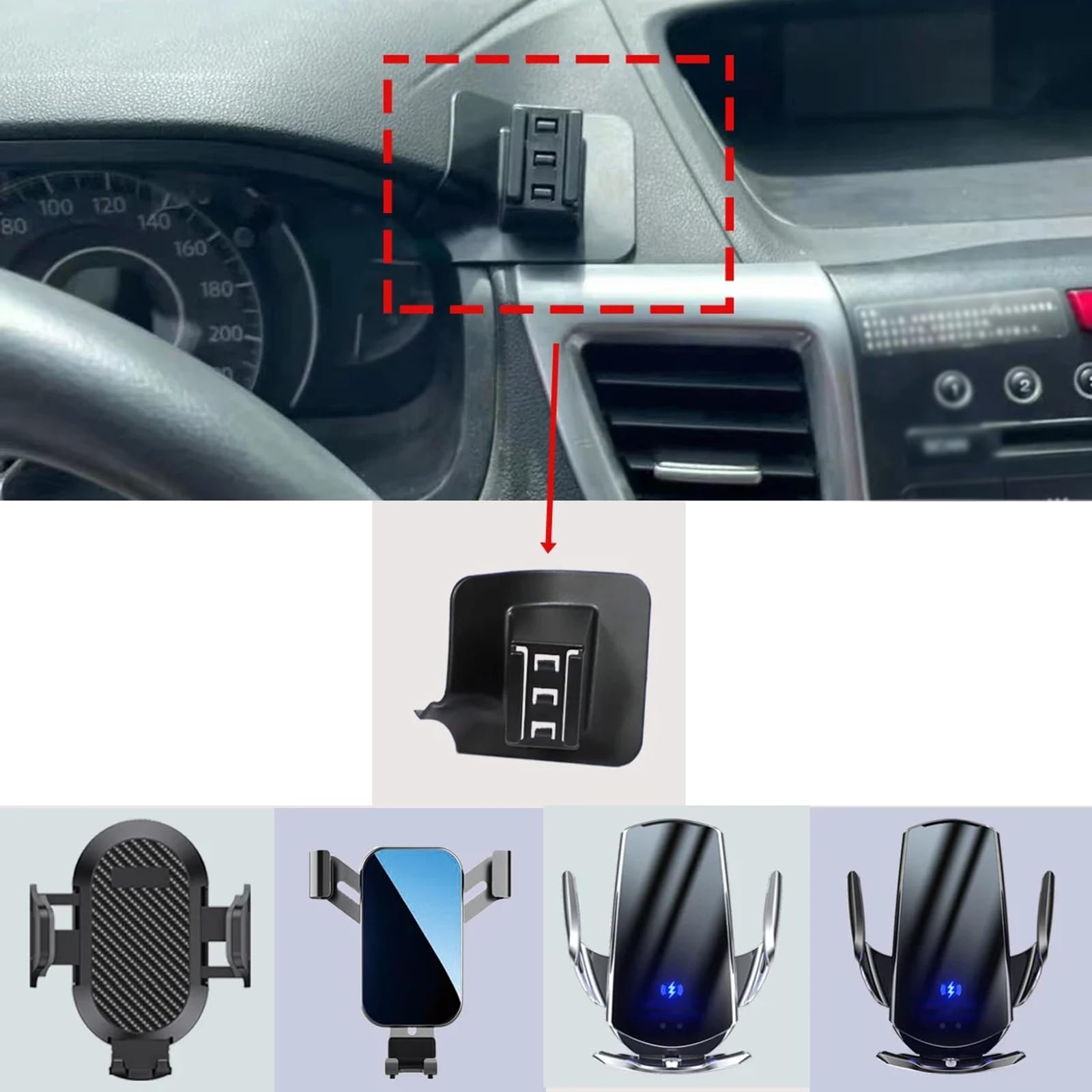 Uchwyt samochodowy dla Honda CR-V 2012-2016, Uchwyt na telefon samochodowy