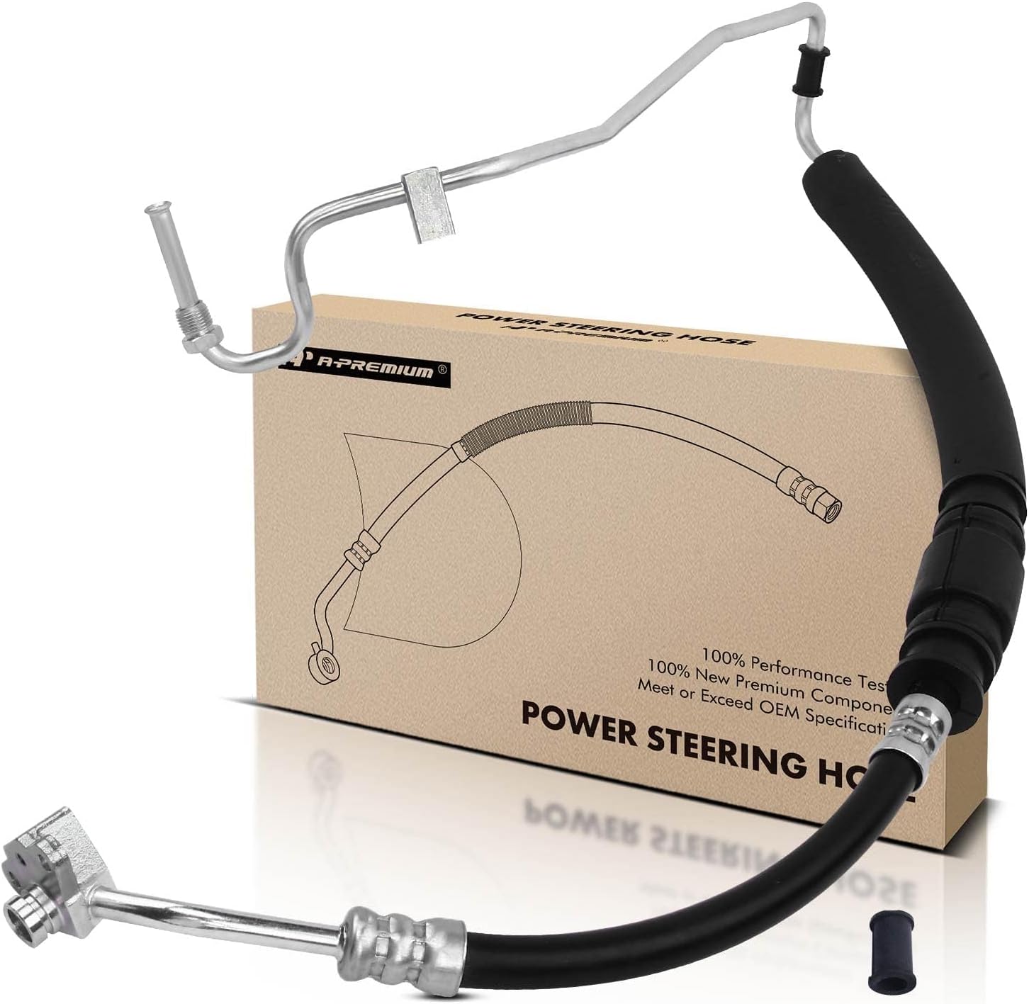 A-Premium Power Steering Pressure Line Hose Assembly Compatible with Acura RSX Type-S 2005-2006 L4 2.0L