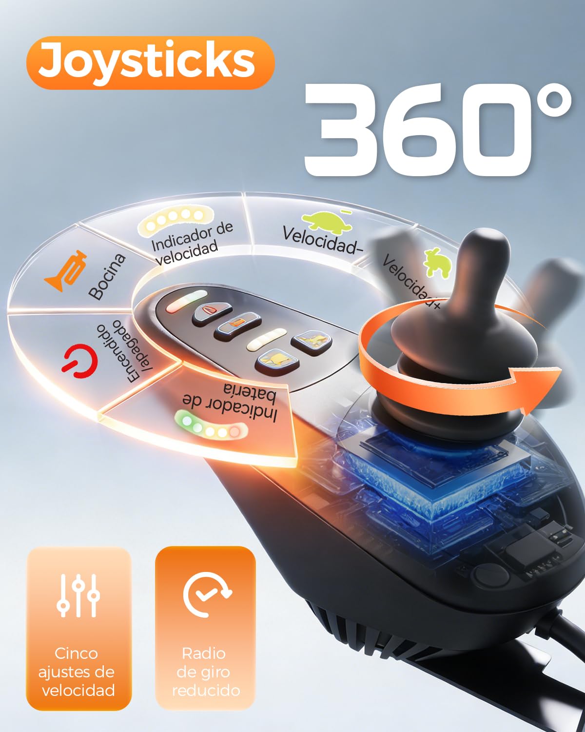 Homyking Silla de Ruedas Eléctrica Plegable Ligera Silla Rueda Eléctrica Pequeña y Estrecha, silla plegable, Patinete Eléctrico para Adultos con Asiento, Mobility Scooter con 500W 25 km
