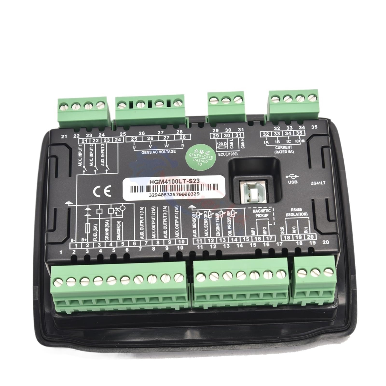 Módulo HGM4100LT-S23 de motor diésel para control fiable 5