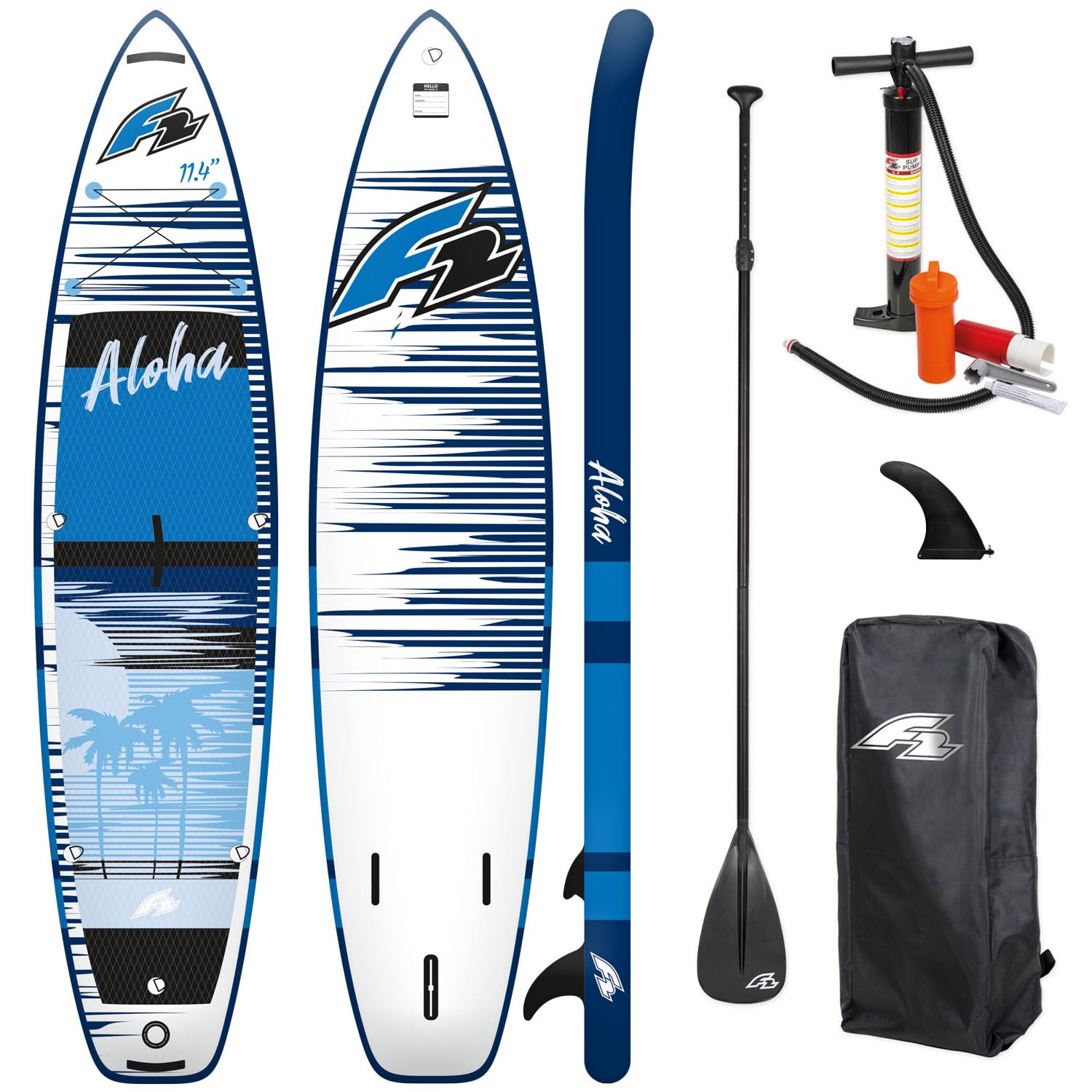 SUP F2 Gonfiabile Stand Up Paddle Board Surfboard per principianti ed esperti con accessori