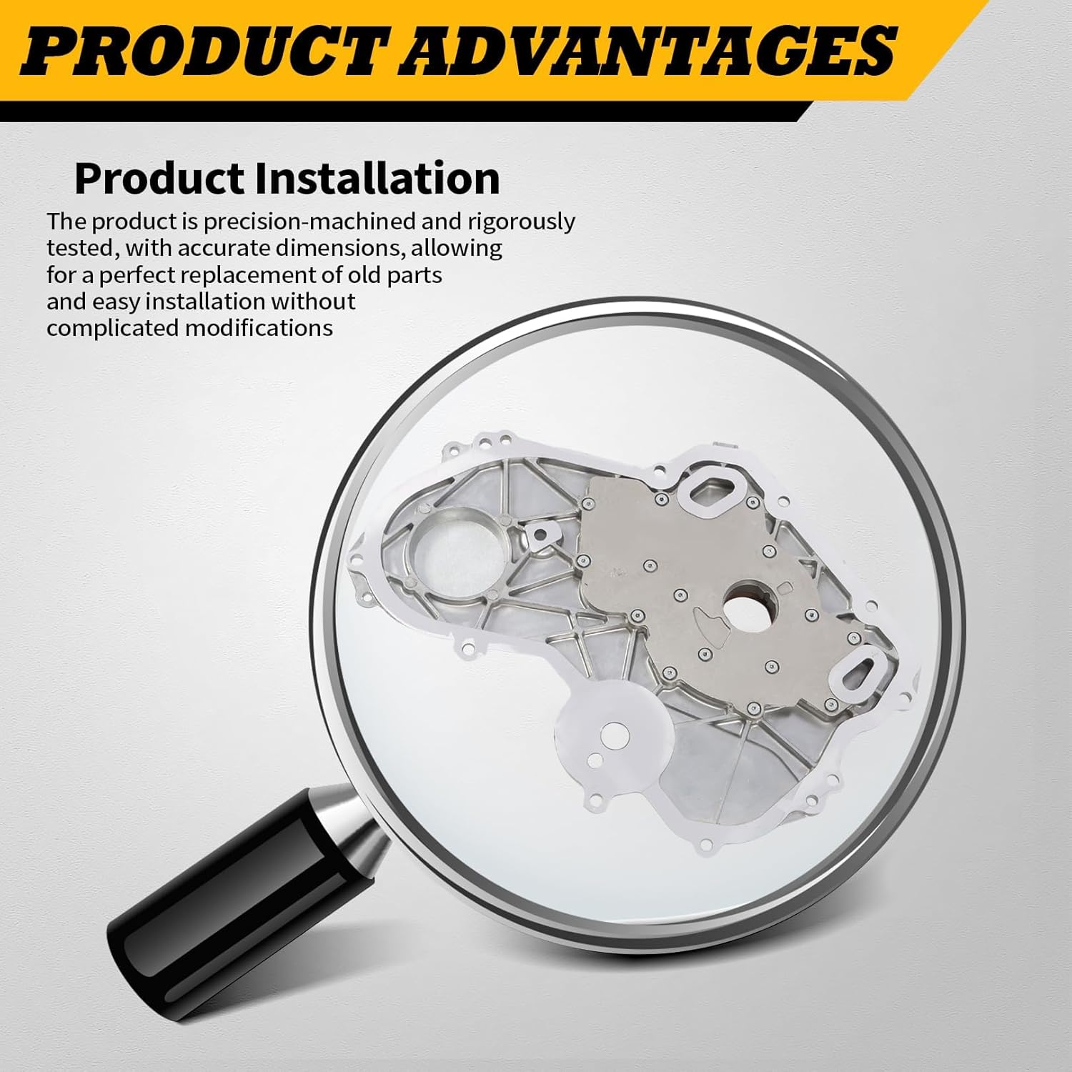 OP314 M349 Engine Oil Pump Timing Cover Compatible with Malibu Equinox Captiva Terrain 2000-2017 2.0L 2.4L L4 90537914