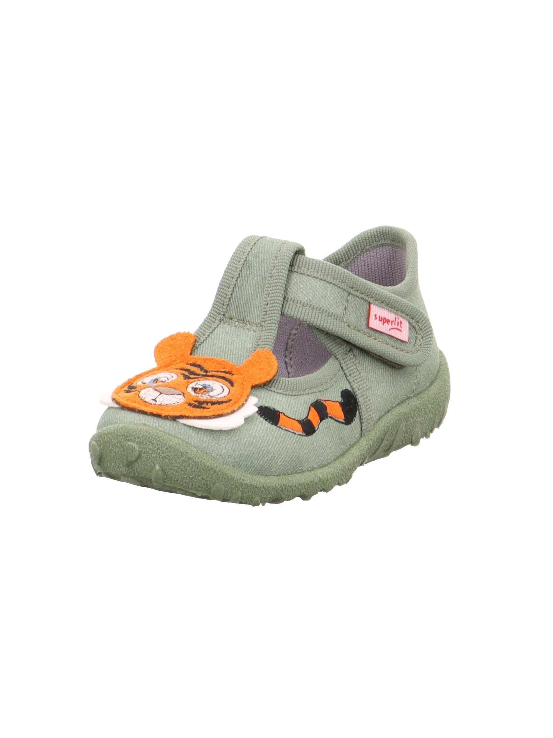 Superfit SPOTTY 1-009256 Boys' Slippers, Light Green 7500 33, 19 EU
