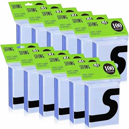 clear card sleeves amazon 1200ct for Trading Cards, Baseball Sports Soft Sleeves MTG Bulk Types:100 Bulk MTG Art Series cards Lokix 10/94 Uncommon | Blissey
