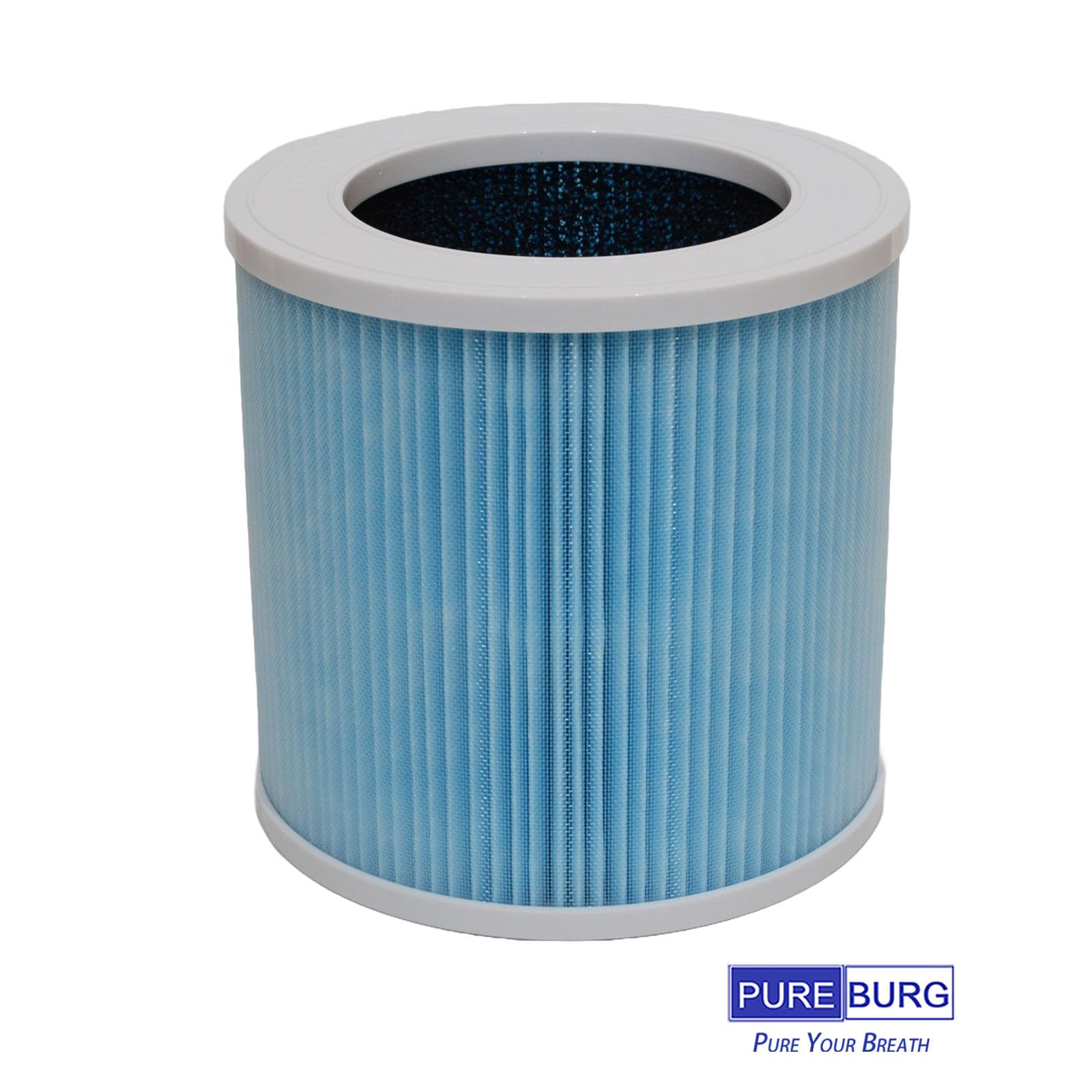 PUREBURG Filtro de repuesto compatible con el purificador de aire Gonrair GL-K802, paquete de 3 unidades H13 HEPA de carbón activado de 3 etapas, filtración de aire limpio y polvo COV