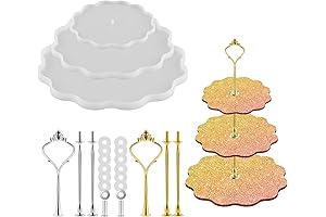 3 Tier Cake Stand Resin Tray Molds - Unleash Your Creativity in the Kitchen