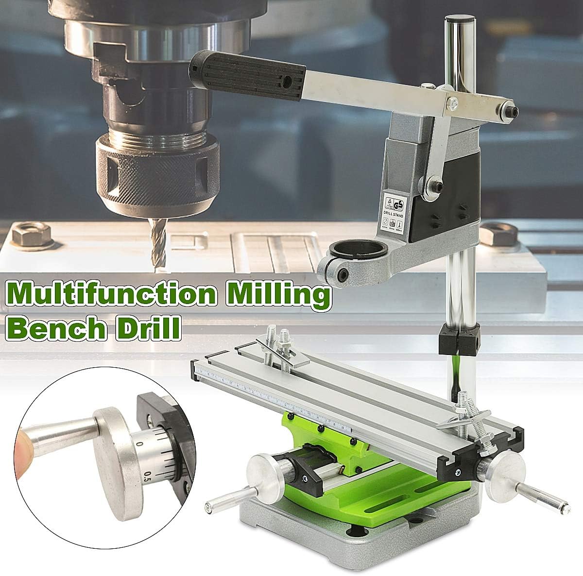 Bestchoice - DIY Adjustment Worktable Vise Multifunction 2 Axis Milling Compound Working Table Cross Sliding Bench Drill Vise Fixture