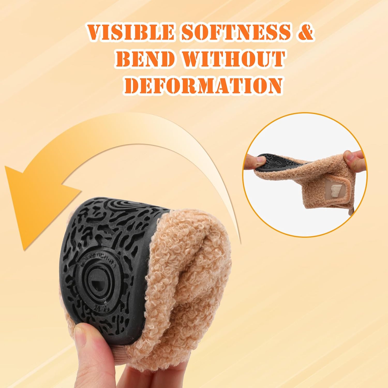 BARERUN Toddler Slippers Girls Boys House Shoes Baby Winter Booties Plush Cozy Kids House Slipper Warm Lightweight Infant Walking Shoes Socks - Image 2