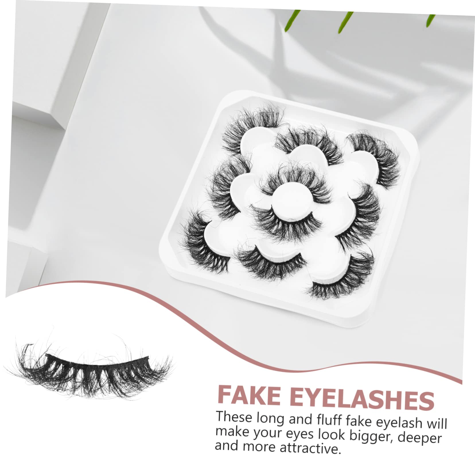 FOMIYES 5 Set Di Ciglia Finte E Soffici Ciglia Finte Set Di Ciglia Individuali Look Naturale Per Feste Quotidiane Serate Fuori Comode Per Principianti 5 Paia*5