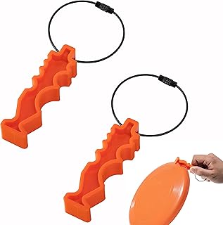 Shupakul 2Pcs/4Pcs Disc Golf Repair Tool, Portable Disc Golf Edge Maintenance Tool, Sports Flying Disc Tool for Scratch Stains Repair Polishing