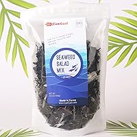 Vista 1 de Kit de ensalada coreana de algas marinas surtidas de 3.53 onzas, sirve 12 – Listo para comer, 8 algas marinas de primera calidad, fácil de preparar