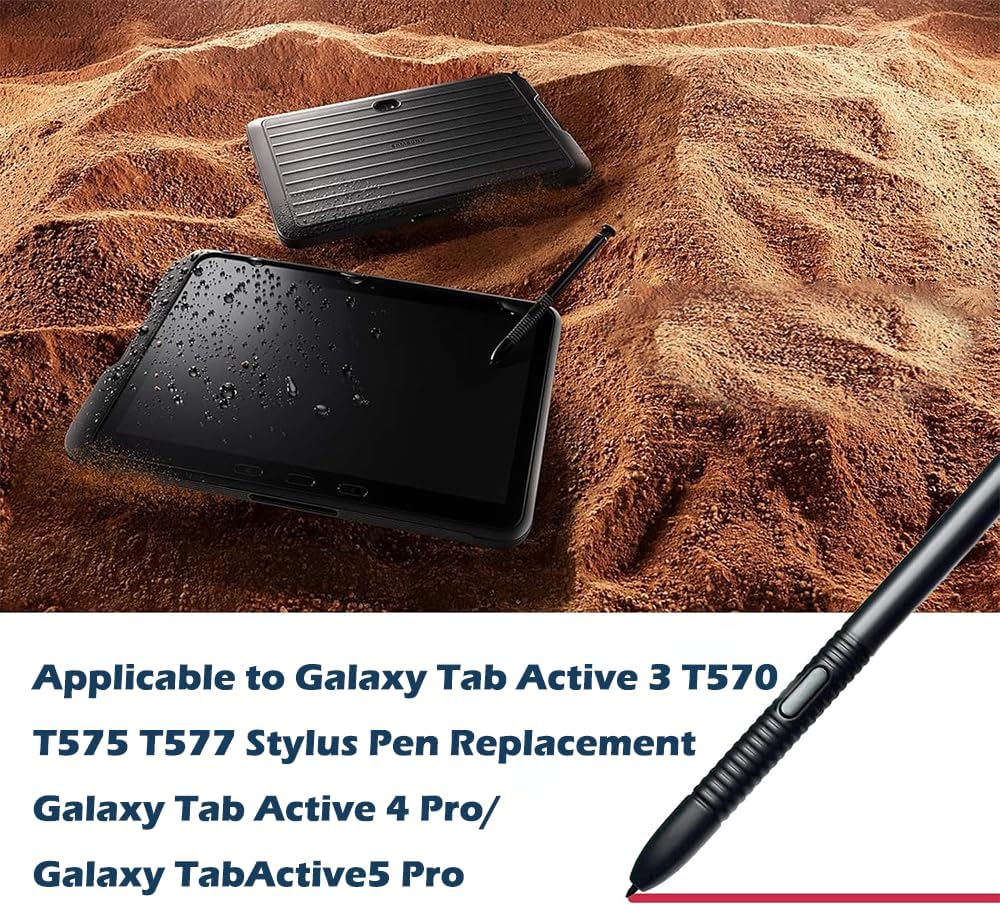 Samsung Galaxy Tab Active 3 SM-T575 LTE 4GB 64GB Black Pre-owned Android |  Christmas gift | AMSO Galaxy Tab Active 3 スタイラスペン T570 T575 T577 ペン交換用 Galaxy Tab Active