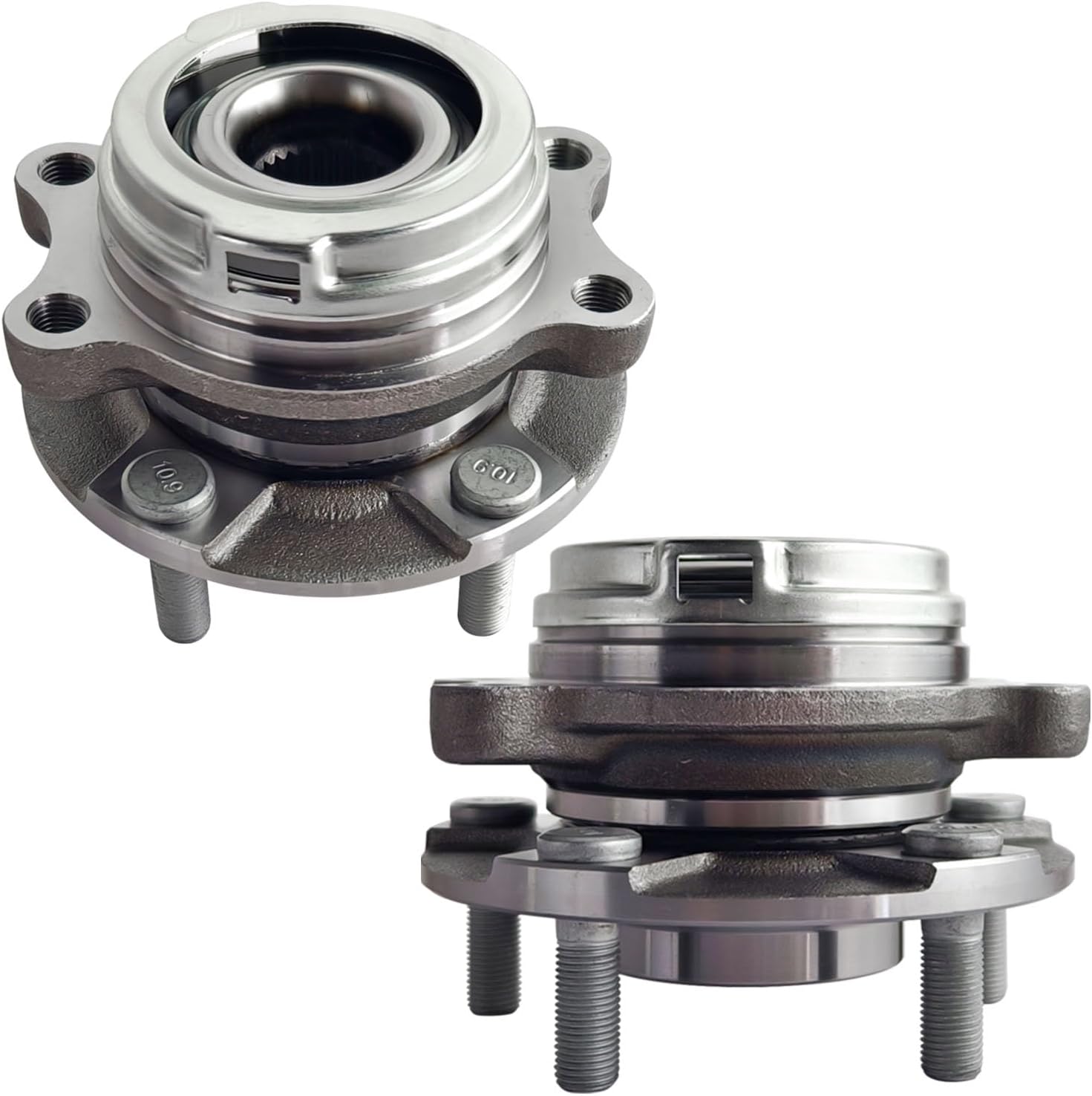 2 x 513296 Front Wheel Hubs Bearings Assembly Fits for 2007-2018 Nissan Altima, 2009-2019 Maxima, 2013-2019 Pathfinder, 2009-2018 Murano, 2013 Infiniti JX35, 2014-2019 QX60 5 Lugs Wheel Bearing Hubs