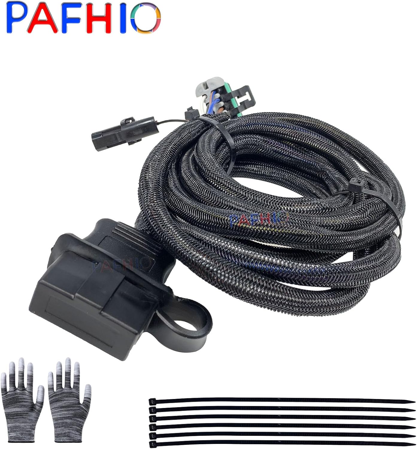 26357 22413 11pin Vehicle Side Light Harness with dust Cover Compatible Plug Harness for Western Fisher Blizzard SnowEx Snowplow