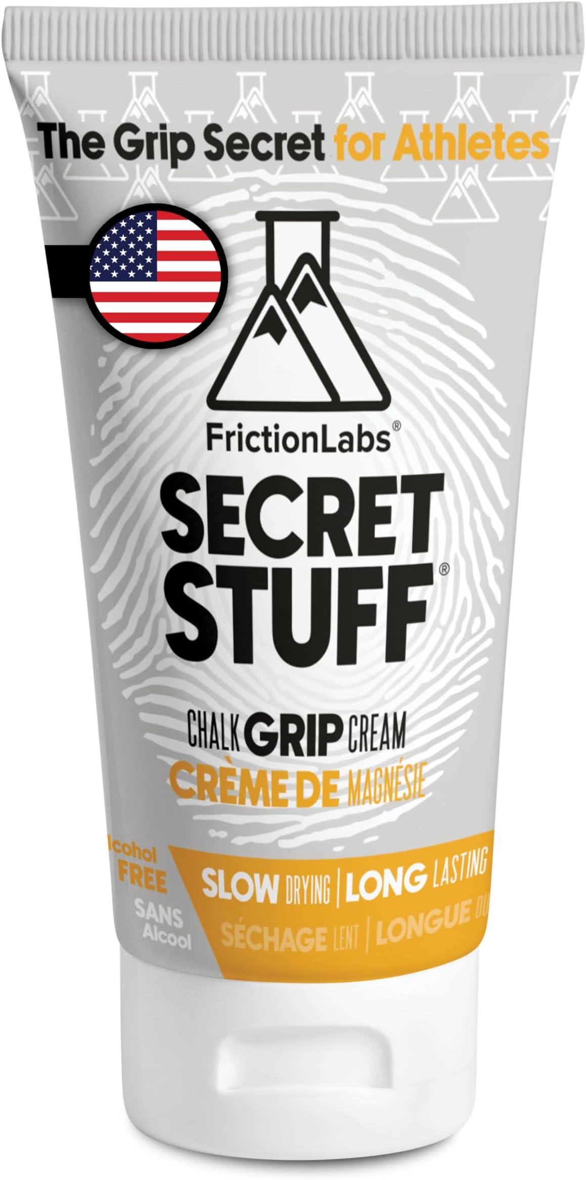 Quick Grip Secret Stuff Liquid Chalk for Athletes - Made in USA - Skin Friendly - Rock Climbing, Weightlifting, Gym, Tennis - Trusted by 100+ Pro Athletes - Best Workout Chalk - 75mL