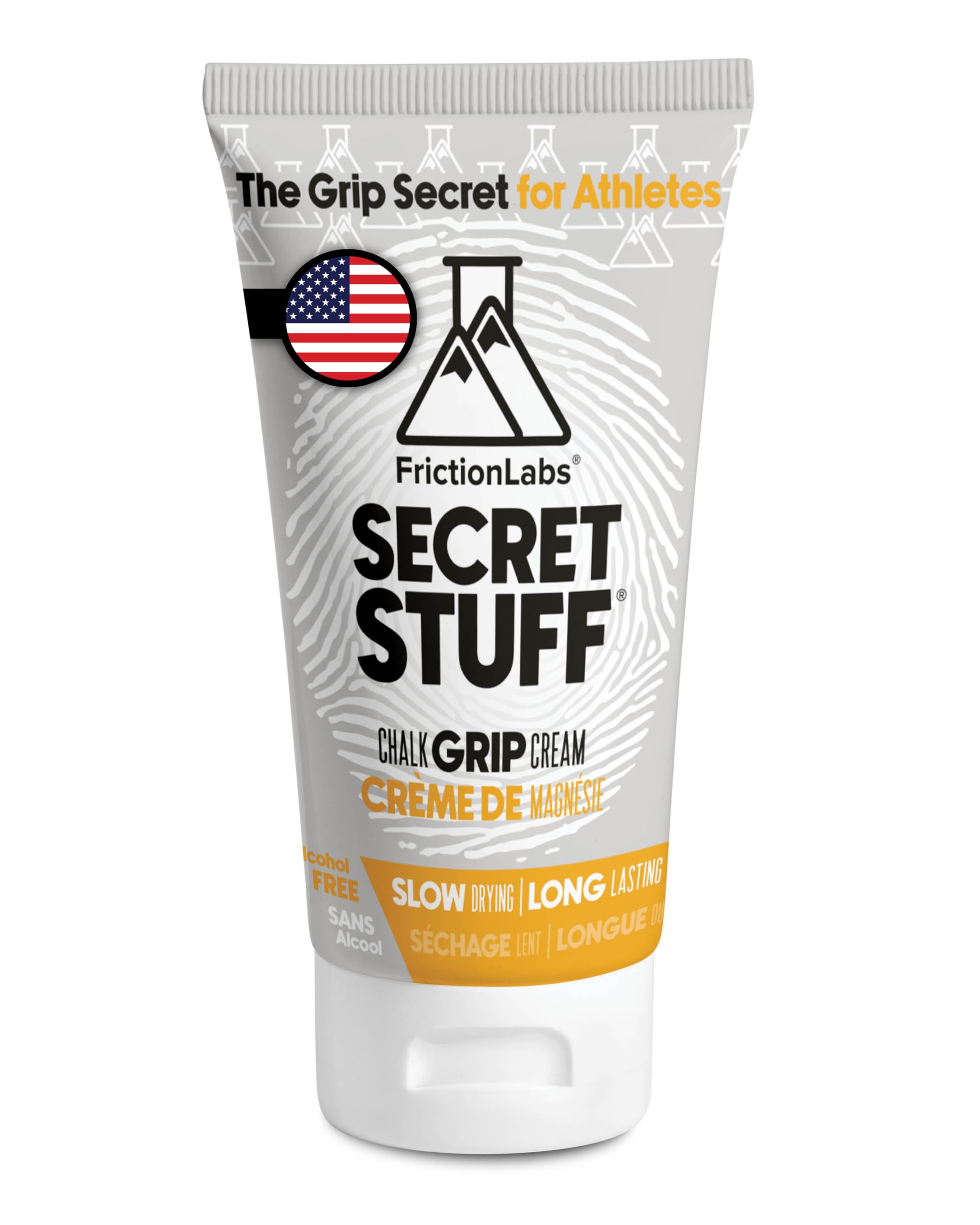 Friction Labs Secret Stuff Liquid Chalk, New Alcohol Free Blend - Sports Chalk Cream - Great Grip for Gymnastics, Rock Climbing, Sports, Lifting, Pull-Ups, Deadlifts, Kettlebells, Pole
