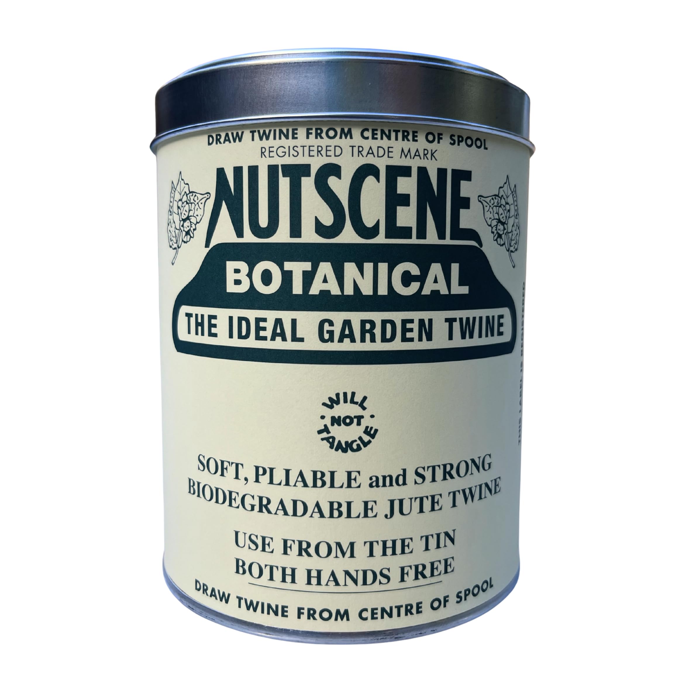 Nutscene 150 m Tin O' Twine - Botanical Green