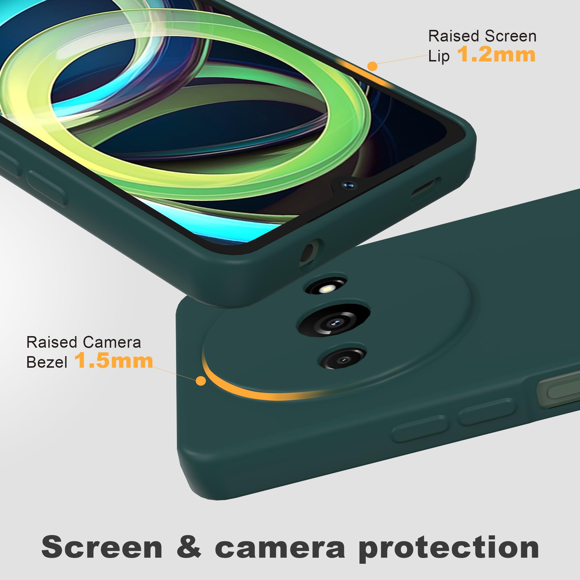 Cover Per Xiaomi Redmi A3 4G Trasparente + 2 Vetri Temperati – Custodia Morbida Antiurto