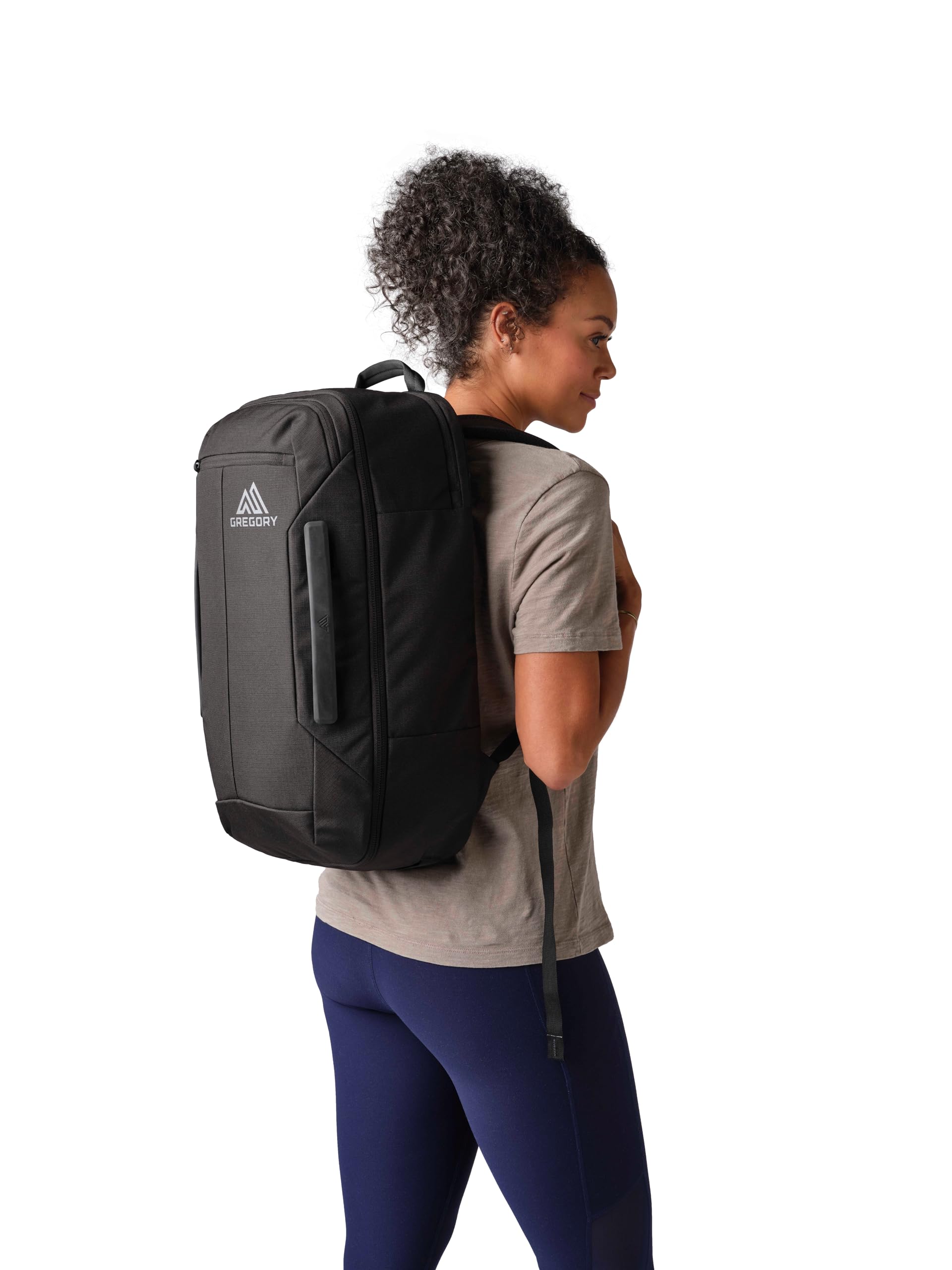 Gregory Active Travel - Border 30, plecak podróżny, 53 cm, 30 l, 1,51 kg, lekka torba podróżna, kieszeń na laptopa 15 cali, czarny (czarny porost)