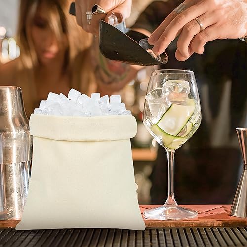Miniatura 6 de Lewis Bolsa de hielo y mazo, trituradoras de hielo para uso doméstico, bolsa de trituración de hielo para kit de barman y herramientas de bar,