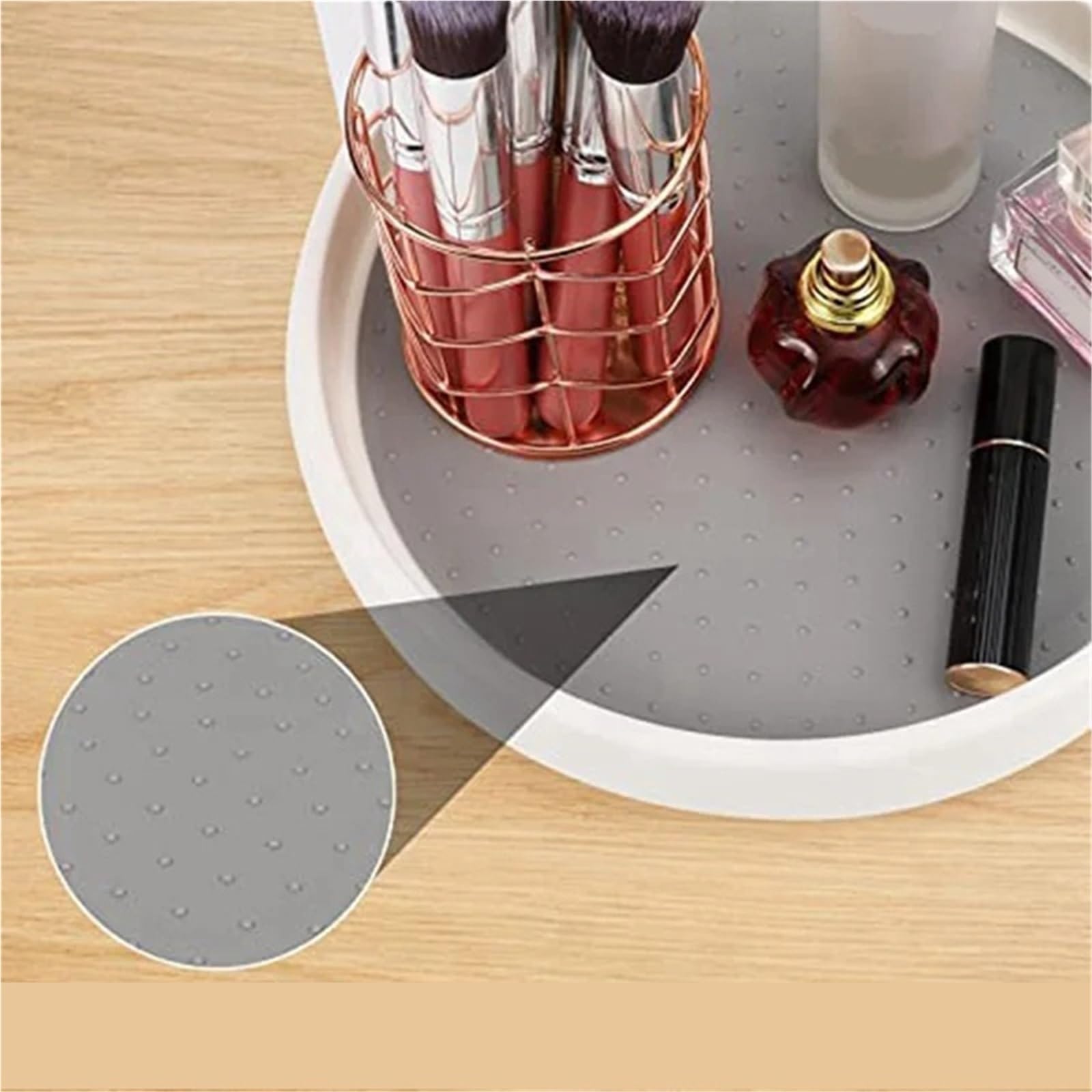 2 estantes giratorios for especias, antideslizantes, aptos for nevera, aparador y especiero para Nevera, Cocina