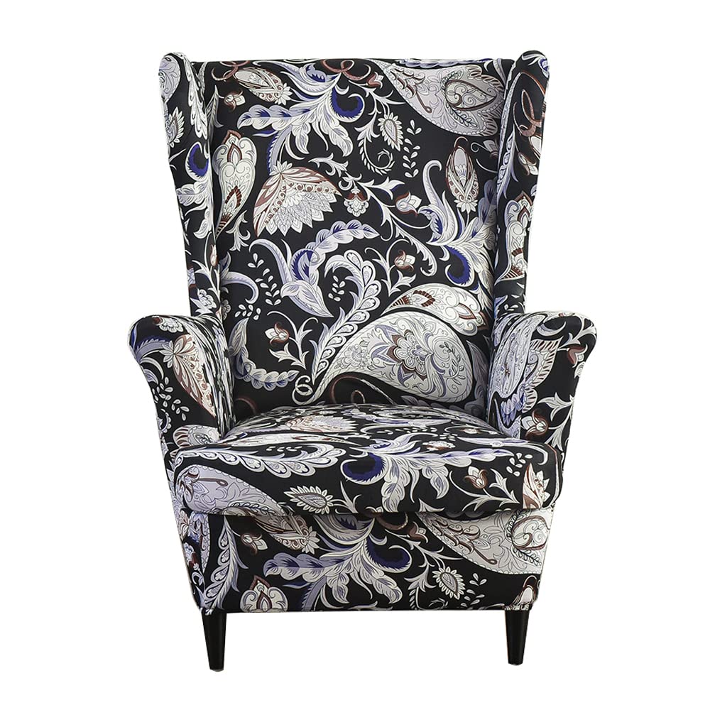 Meigeh Dream Wingback Chair Slipcovers Armchair Covers Printed Wingback Armchair Cover Wingback Chair Slipcovers For Living Room